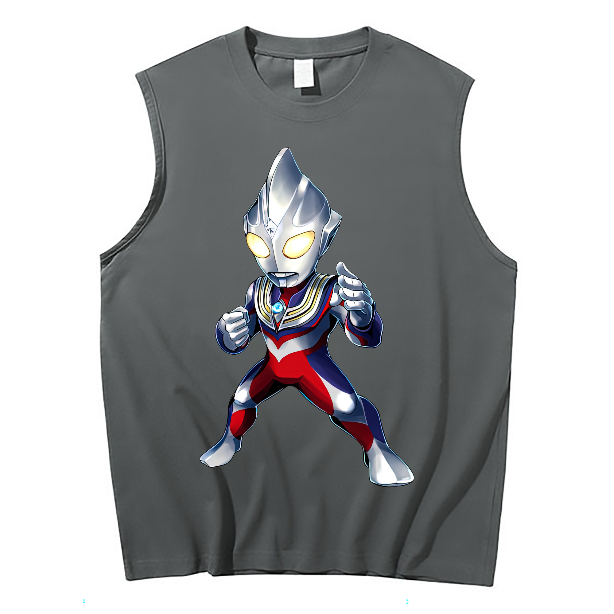 （画像用） ウルトラマン Ultraman コットン100％タンクトップ（フロントプリント）